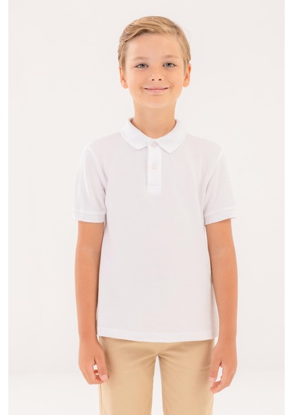 Ku Basıc 11kds03 4pr Beyaz Erkek Çocuk Kısa Kol T-Shirt
