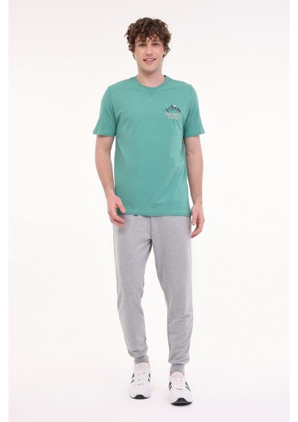 ML FINE 11OTD206 5FX Yeşil Erkek Kısa Kol T-Shirt