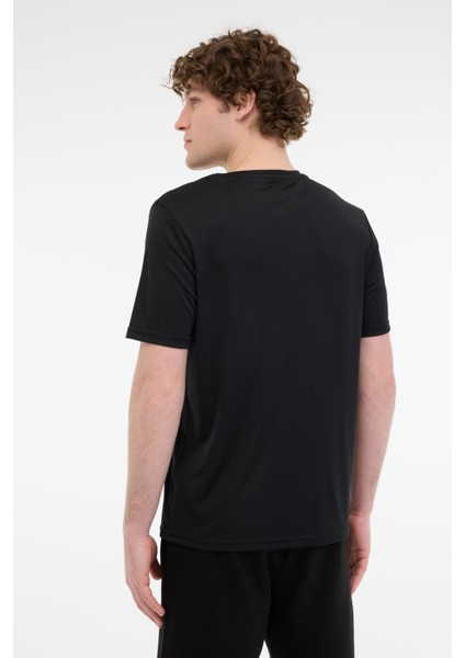 MB Pes C 11SN225 5fx Siyah Erkek Kısa Kol T-Shirt