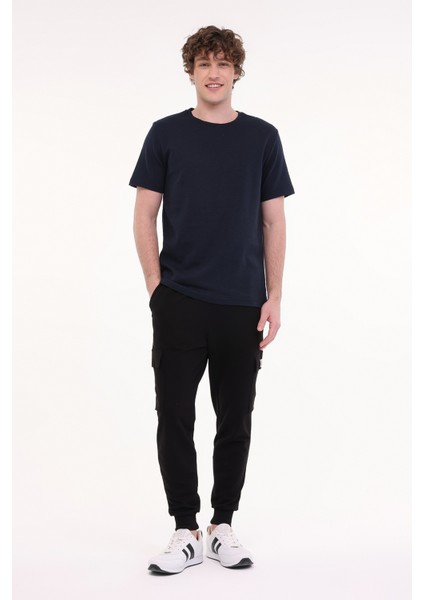 MB CZ JK 11BS101 5FX Lacivert Erkek Kısa Kol T-Shirt