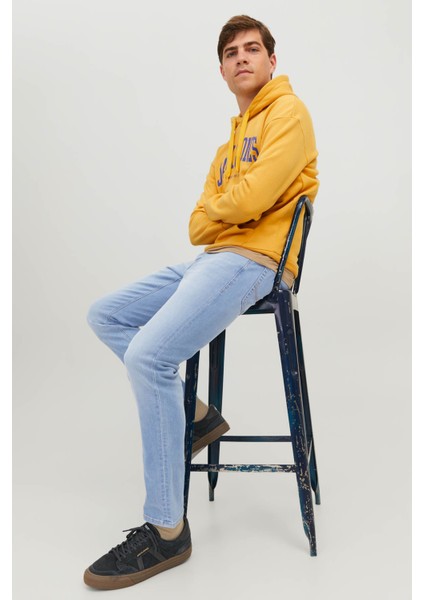 JJIGLENN JJORIGINAL SQ 33 Mavi Erkek Jean Pantolon