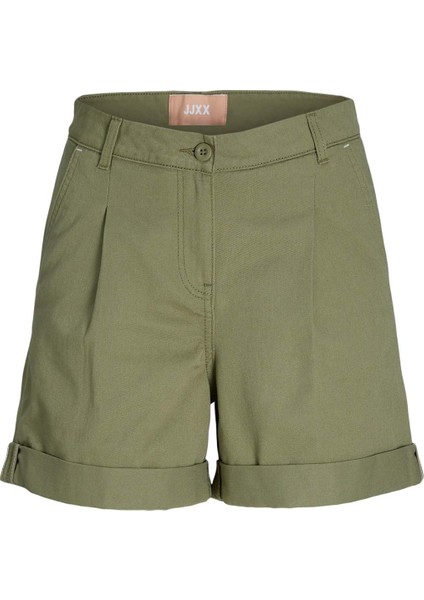JJXX Jxmaddy Kadın Yeşil Bermuda Şort 12253014-Aloe