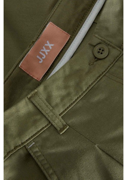 JJXX Jxmaddy Kadın Yeşil Bermuda Şort 12253014-Aloe