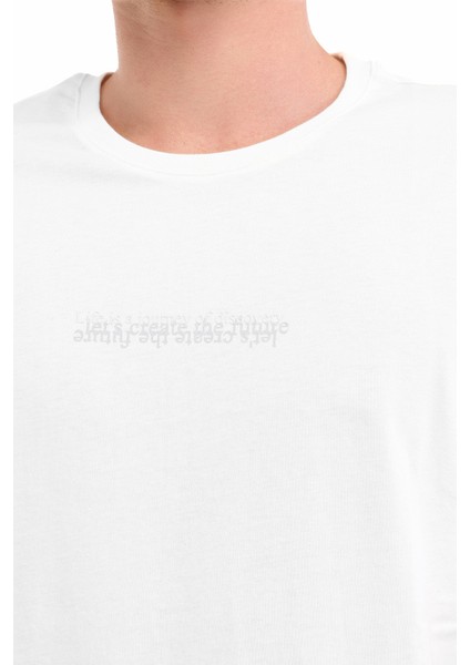 ml Create 11SLG300 5fx Ekru Erkek Kısa Kol T-Shirt