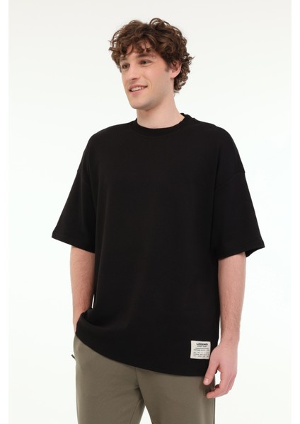 ML FRANCO 11FF11 5FX Siyah Erkek Kısa Kol T-Shirt