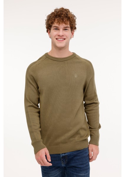 ML RASSA 58CSL502 4PR Haki Erkek Uzun Kol Triko