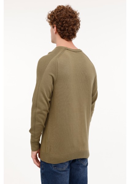 ML RASSA 58CSL502 4PR Haki Erkek Uzun Kol Triko