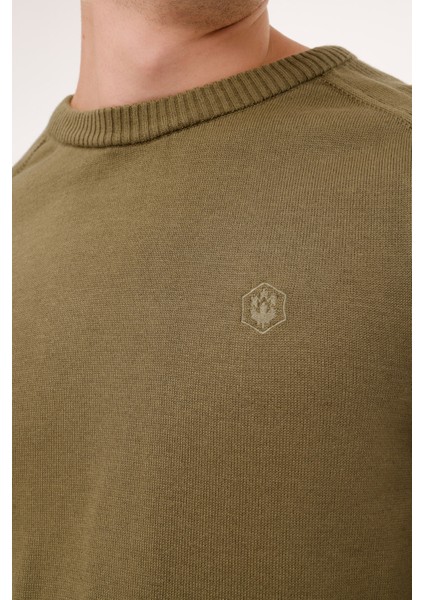 ML RASSA 58CSL502 4PR Haki Erkek Uzun Kol Triko