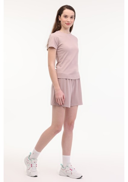 Wl Vergne 11MS466 5fx Vizon Kadın Kısa Kol T-Shirt