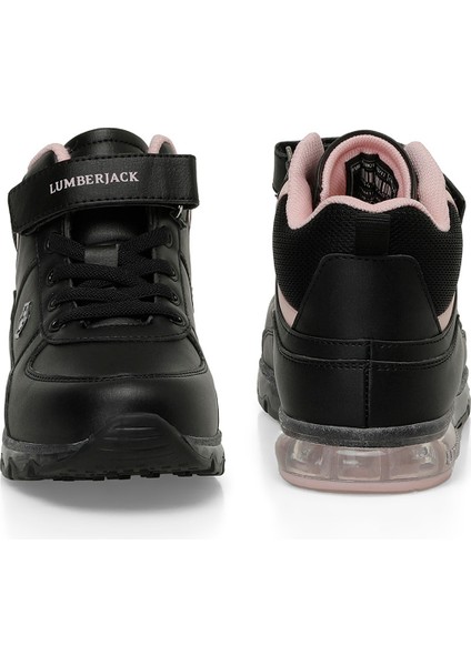 CAP HI 4PR Siyah Kız Çocuk Spor Ayakkabı