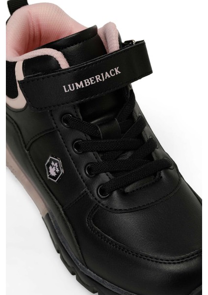 CAP HI 4PR Siyah Kız Çocuk Spor Ayakkabı