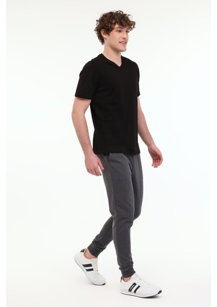 MR 22RJN226 5FX ANTRASIT MELANJ Erkek Eşofman Altı