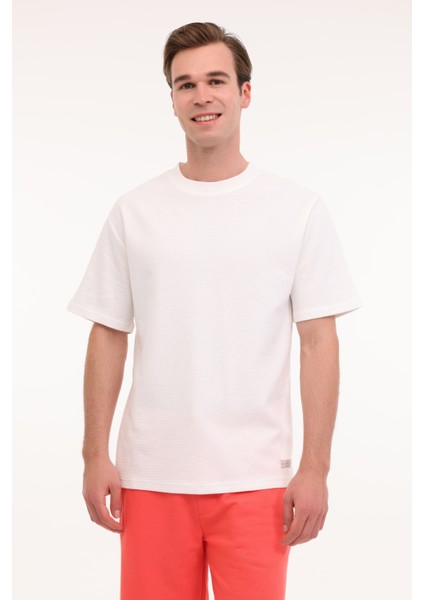 ml Jasper 11URB1064 5fx Ekru Erkek Kısa Kol T-Shirt