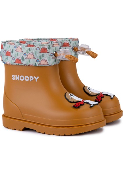 W10277 BIMBI SNOOPY Karamel Erkek Çocuk Yağmur Çizmesi