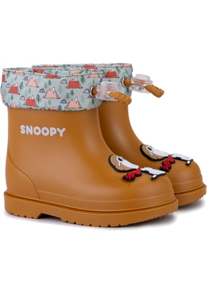 W10277 BIMBI SNOOPY Karamel Erkek Çocuk Yağmur Çizmesi