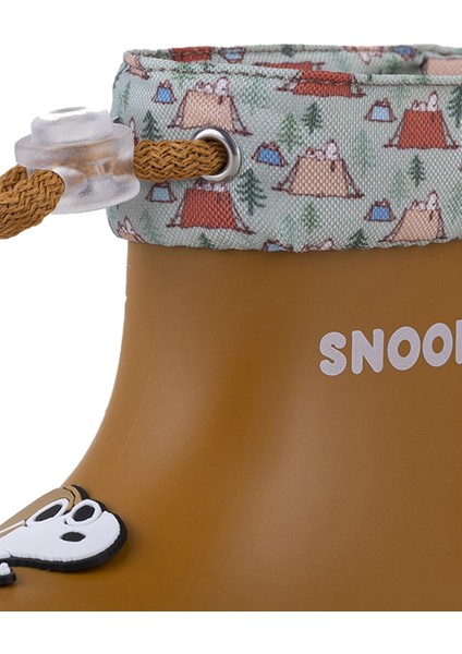 W10277 BIMBI SNOOPY Karamel Erkek Çocuk Yağmur Çizmesi
