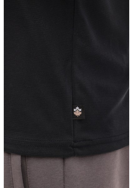 Ml Zeyn 15ıtl510 4pr Siyah Erkek Uzun Kol T-Shirt