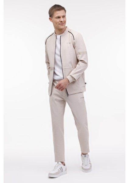 ml Zahn 18ITL500 4pr Bej Erkek Eşofman Üstü