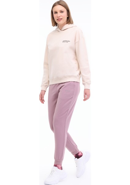 WB JOGGER 22CT133 5FX PASTEL MOR Kadın Eşofman Altı
