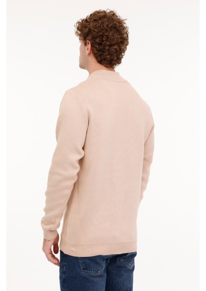 ML RASSA 58CSL506 4PR Bej Erkek Uzun Kol Triko