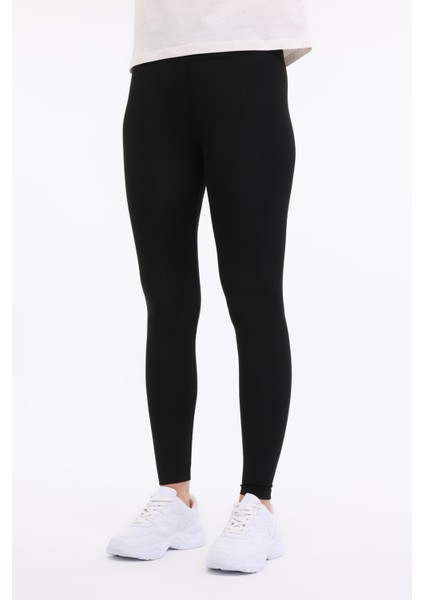 Wb 7/8 Tayt 26SN229 5fx Siyah Kadın Tayt