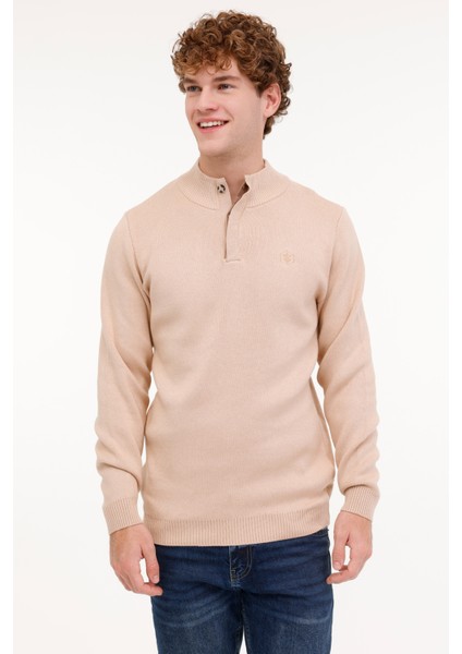 ML RASSA 58CSL506 4PR Bej Erkek Uzun Kol Triko