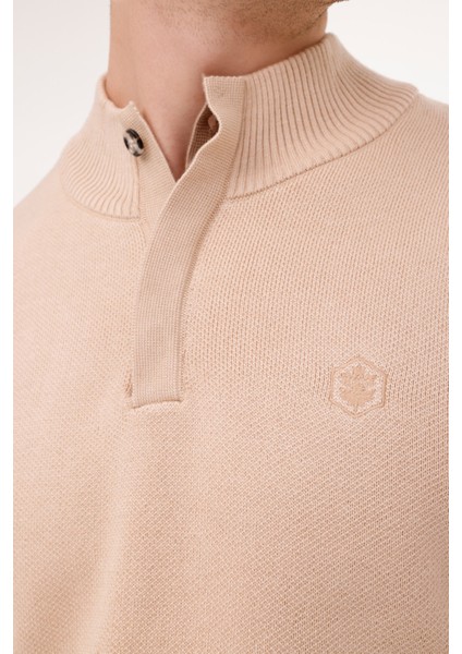 ML RASSA 58CSL506 4PR Bej Erkek Uzun Kol Triko