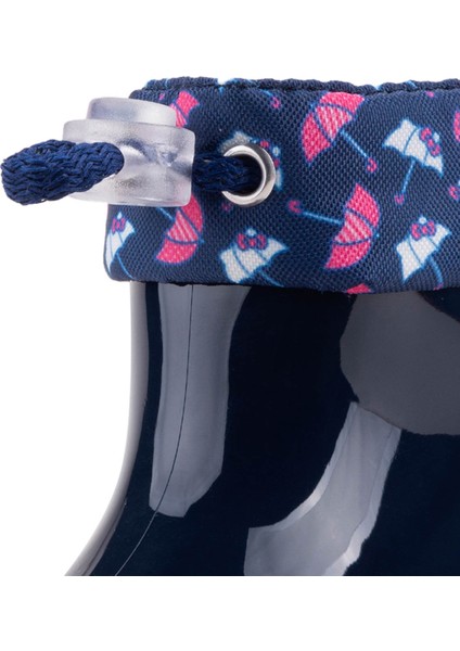 W10261 BIMBI HELLO KITTY Lacivert Kız Çocuk Yağmur Çizmesi
