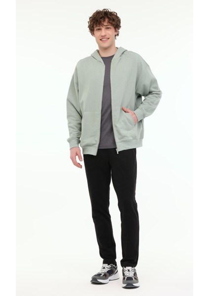 MB Ros 18HS112 5fx Pastel Hakı Erkek Eşofman Üstü