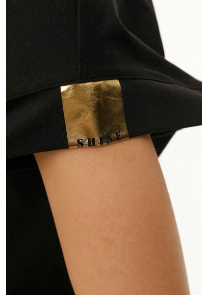 Wl Mabel-B 11ES125 3pr Siyah Kadın Kısa Kol T-Shirt