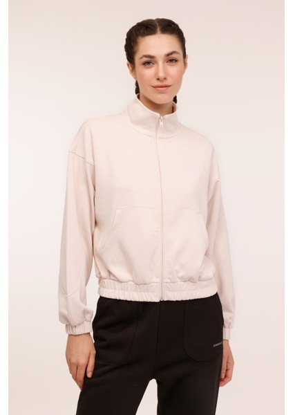 WL TESSA 18MS411 4PR Açık Bej Kadın Eşofman Üstü