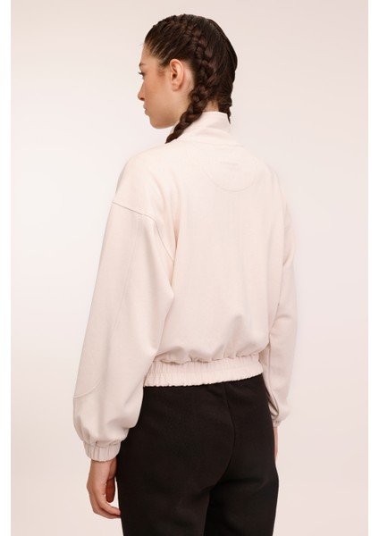 WL TESSA 18MS411 4PR Açık Bej Kadın Eşofman Üstü