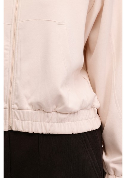 WL TESSA 18MS411 4PR Açık Bej Kadın Eşofman Üstü