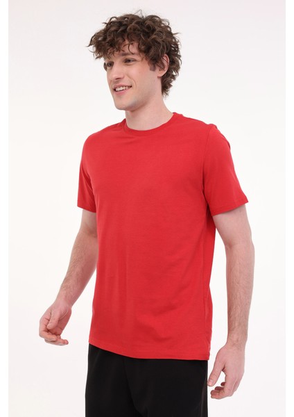 MB PAM C 11SN220 5FX Kırmızı Erkek Kısa Kol T-Shirt
