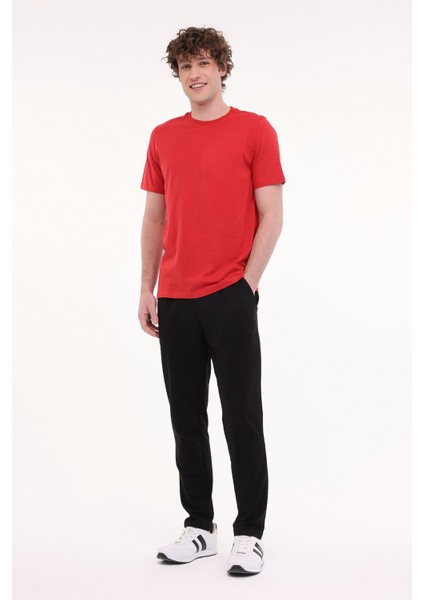 MB PAM C 11SN220 5FX Kırmızı Erkek Kısa Kol T-Shirt