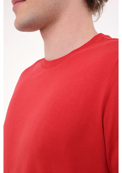 MB PAM C 11SN220 5FX Kırmızı Erkek Kısa Kol T-Shirt