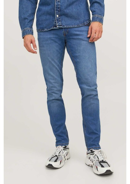 JJIGLENN JJORIGINAL SQ 22 Mavi Erkek Pantolon