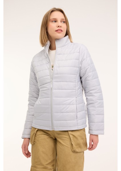 WB PADDED 1SN659 4PR Gri Kadın Mont