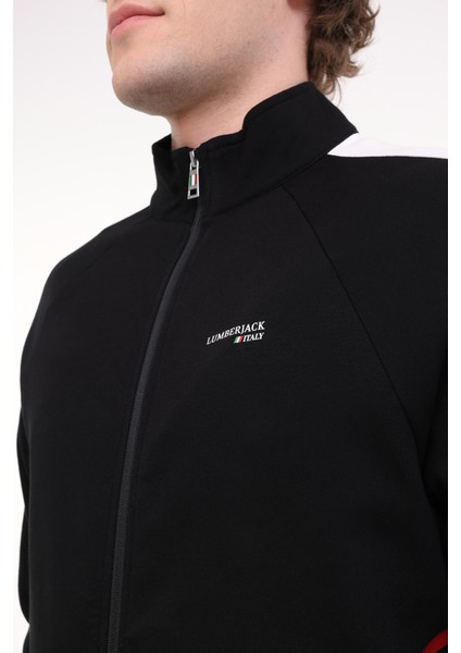 ml Matte 18ITL426 5fx Siyah Erkek Eşofman Üstü