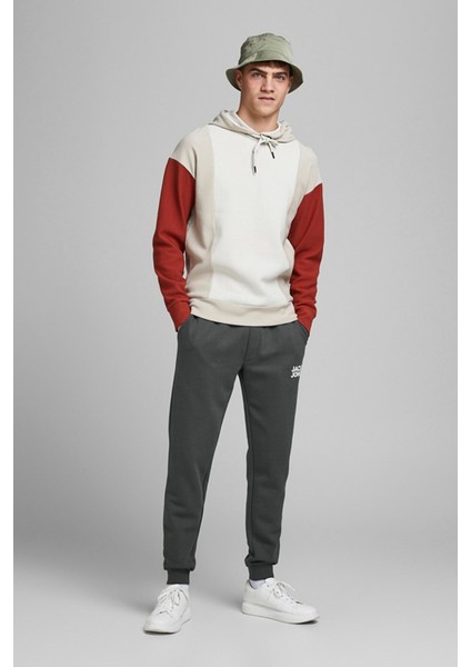 JJIGORDON JJNEWSOFT SWEAT Gri Erkek Eşofman Altı