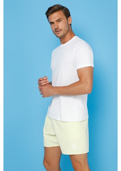 SUNAPEE LAKE SOLID Sarı Erkek Deniz Şortu