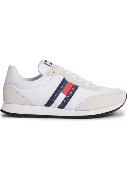 TJM RUNNER CASUAL ESS Beyaz Erkek Sneaker