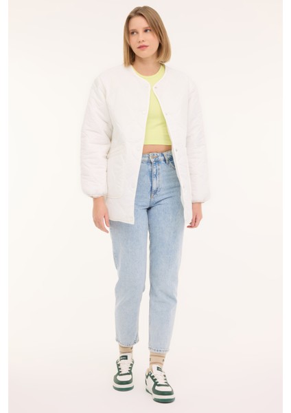 Wl Darıan 1GF652 4pr Ekru Kadın Mont