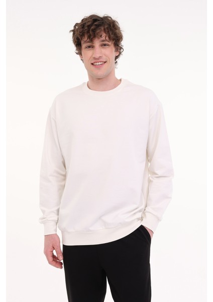 MB 16SN90 5fx Ekru Erkek Sweatshirt