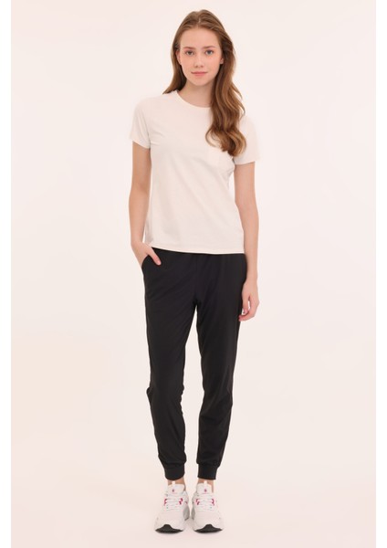 Wl Darla 11BEF009 4fx Ekru Kadın Kısa Kol T-Shirt