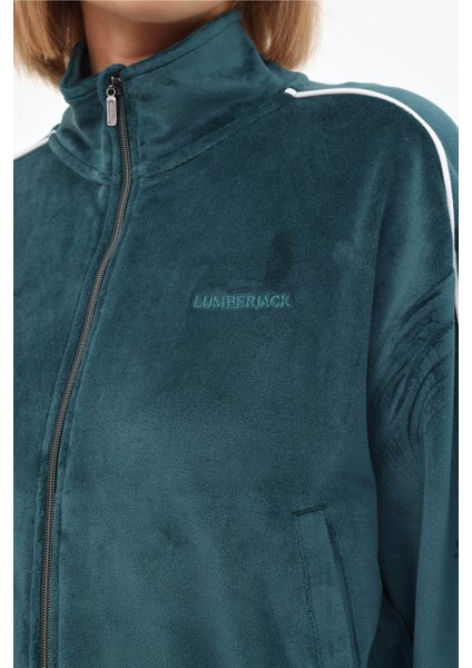 WL ANAIS 18MS421 4PR Yeşil Kadın Eşofman Üstü