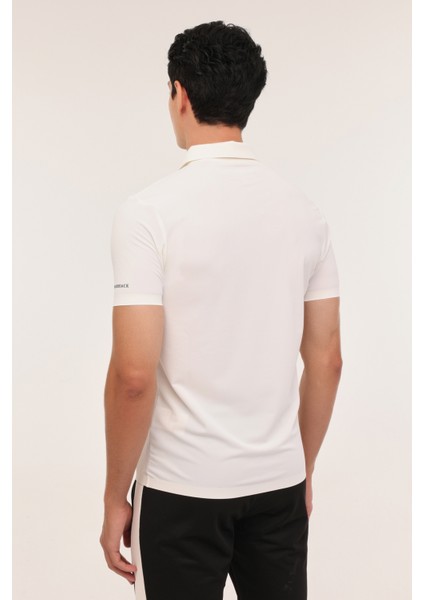 ml Hest 12C-QA1001 4fx Ekru Erkek Kısa Kol T-Shirt