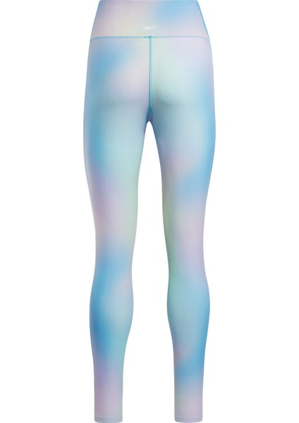 Lux Bold Aop Tıght Okyanus Mavı Kadın Tayt