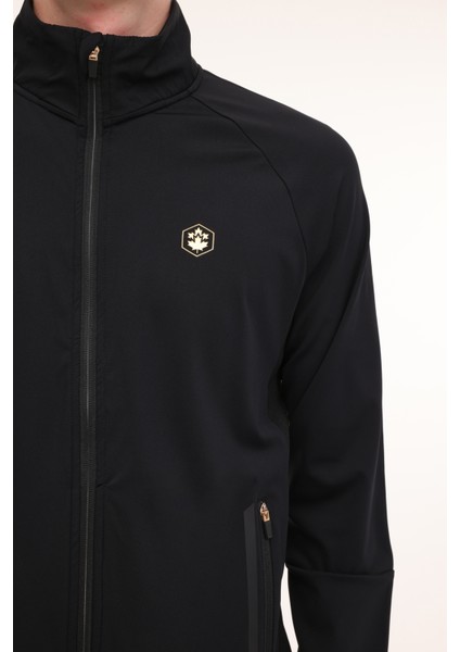 ml Zome 18ITL-GD2 4pr Siyah Erkek Eşofman Üstü