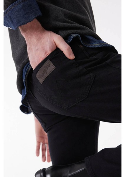 Texas Slim Fit Dar Kesim Siyah Erkek Jean Pantolon
